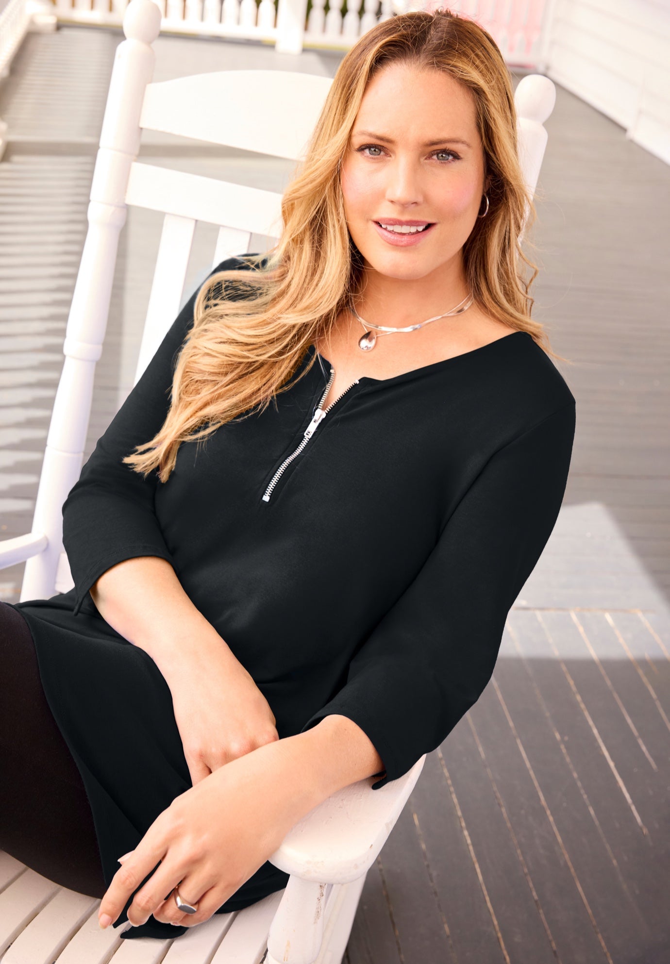 Suprema® Studio Half-Zip Tunic image number 1