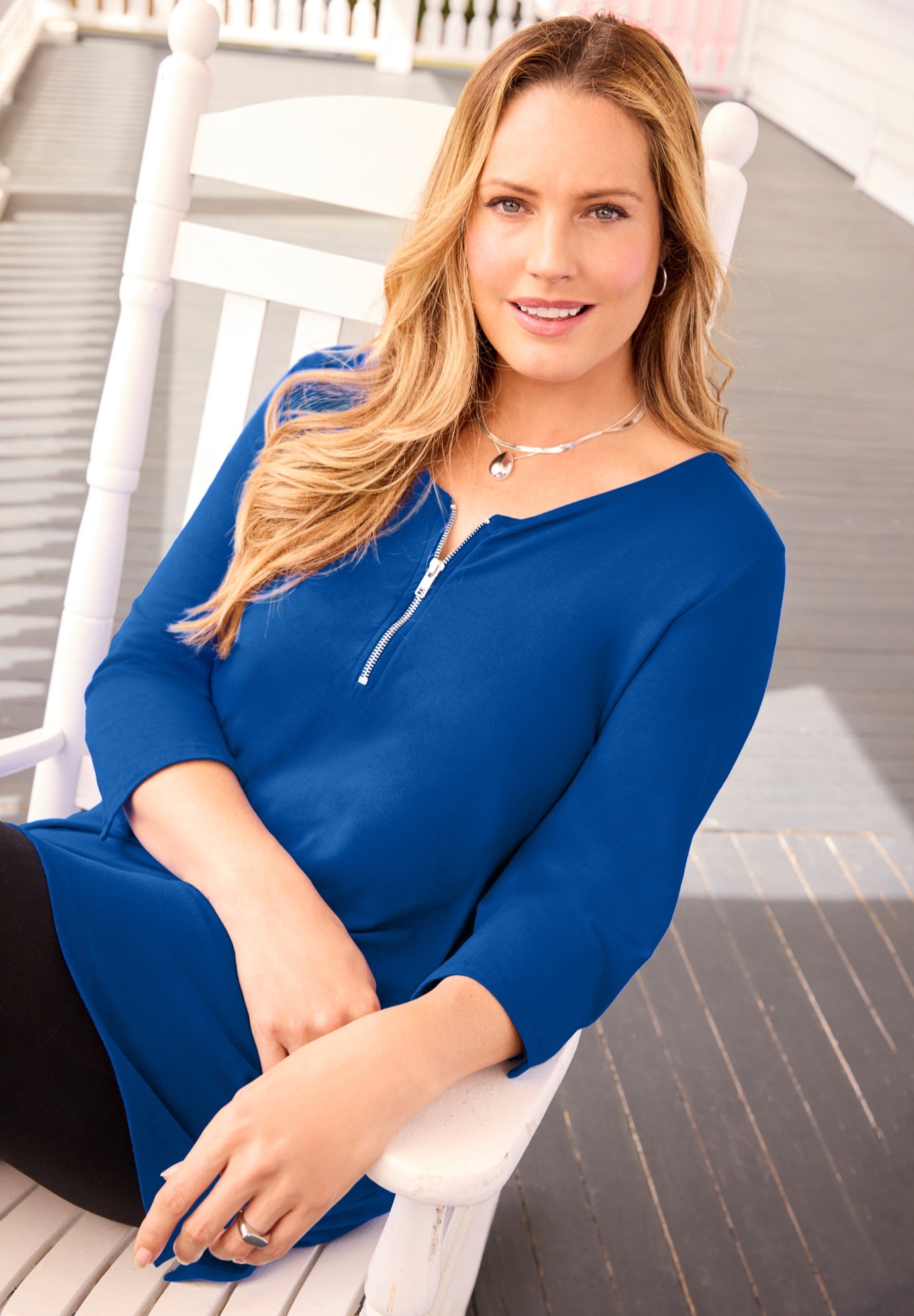 Suprema® Studio Half-Zip Tunic image number 2