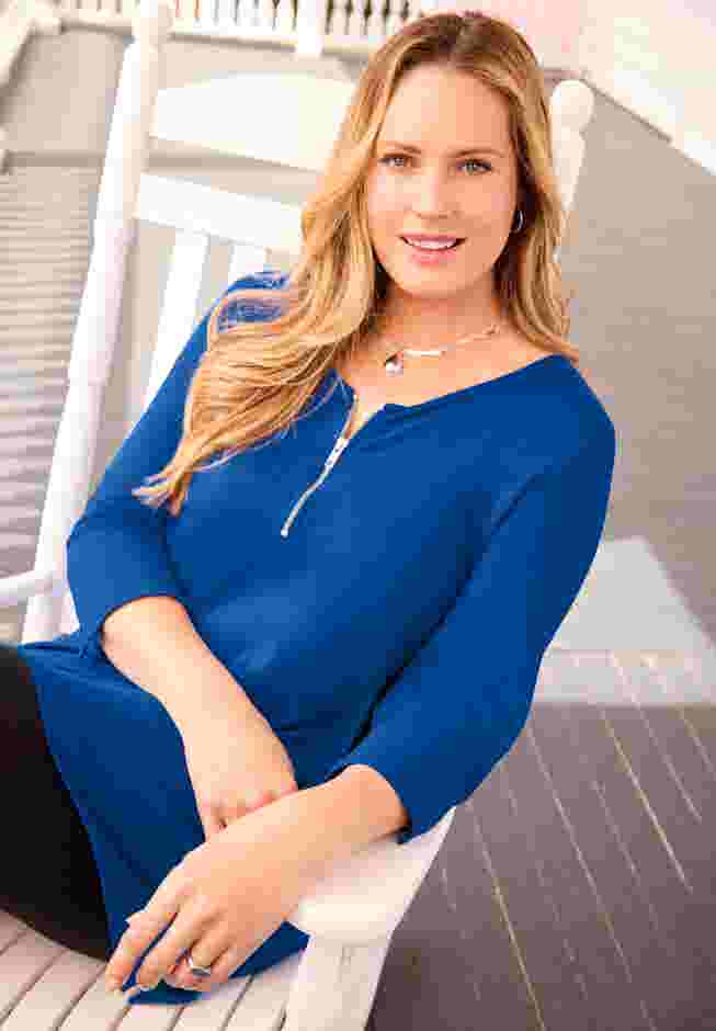 Suprema® Studio Half-Zip Tunic image number 1