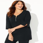 Suprema® Studio Half-Zip Tunic image number null