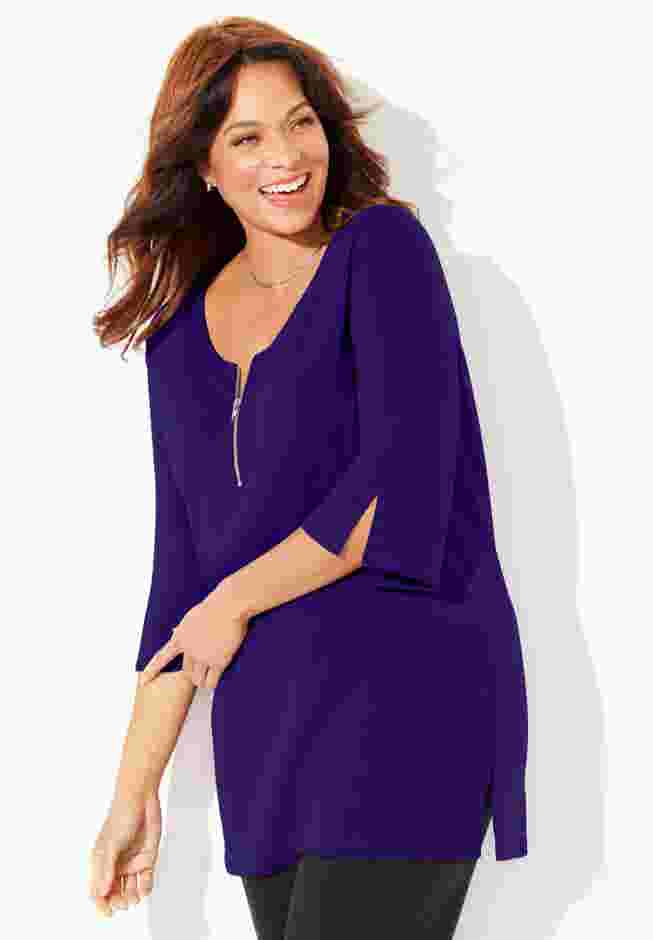 Suprema® Studio Half-Zip Tunic image number 0