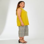 Stretch Knit Tunic Tank image number null