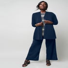 Stretch Knit Tunic Tank image number null