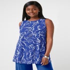 Stretch Knit Tunic Tank image number 1