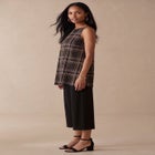 Stretch Knit Tunic Tank image number null