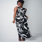 Stretch Knit Tunic Tank image number null