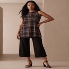 Stretch Knit Tunic Tank image number null
