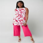 Stretch Knit Tunic Tank image number null