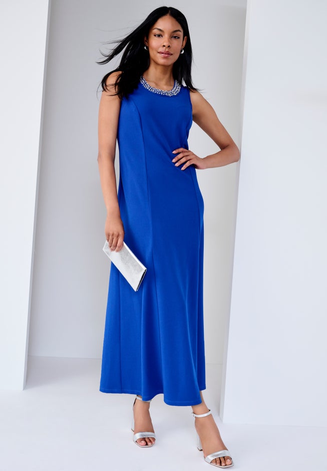 2-Piece Beaded Jacket Dress image number 1