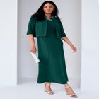 2-Piece Beaded Jacket Dress image number null