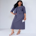 2-Piece Beaded Jacket Dress image number null