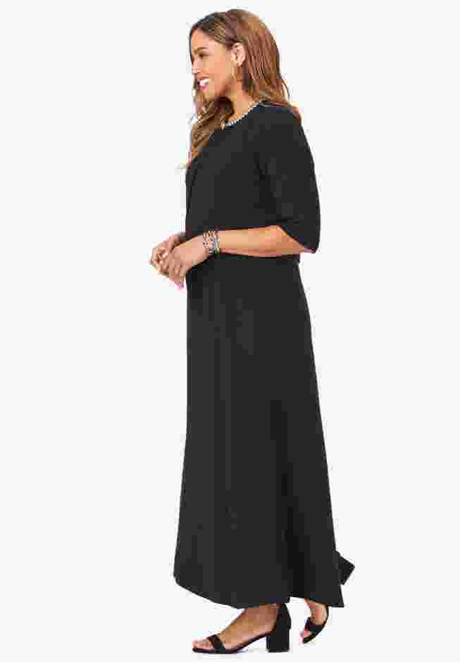 2-Piece Beaded Jacket Dress image number 2