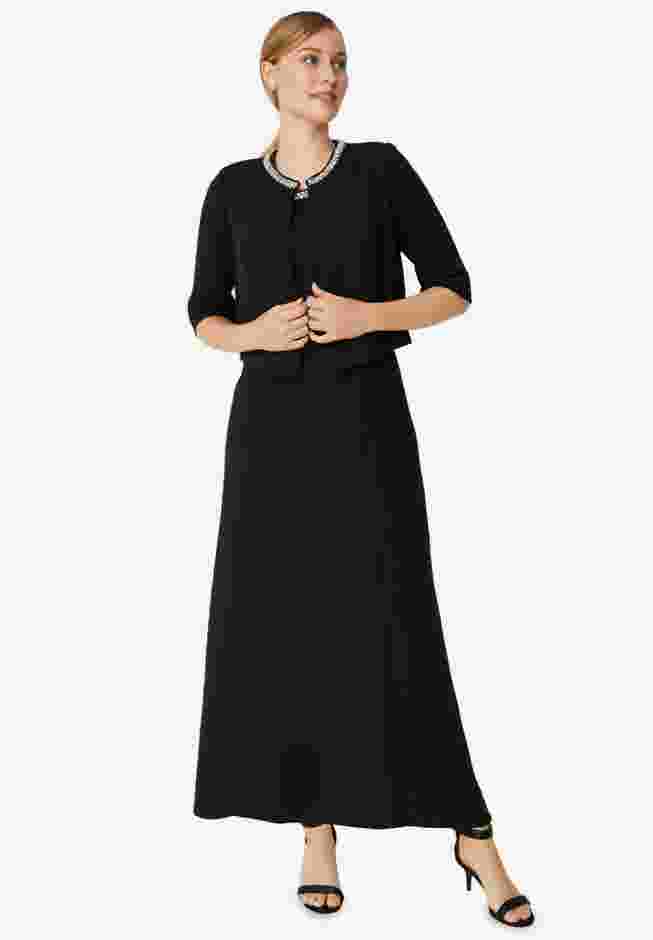 2-Piece Beaded Jacket Dress image number 0