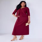 2-Piece Beaded Jacket Dress image number 0
