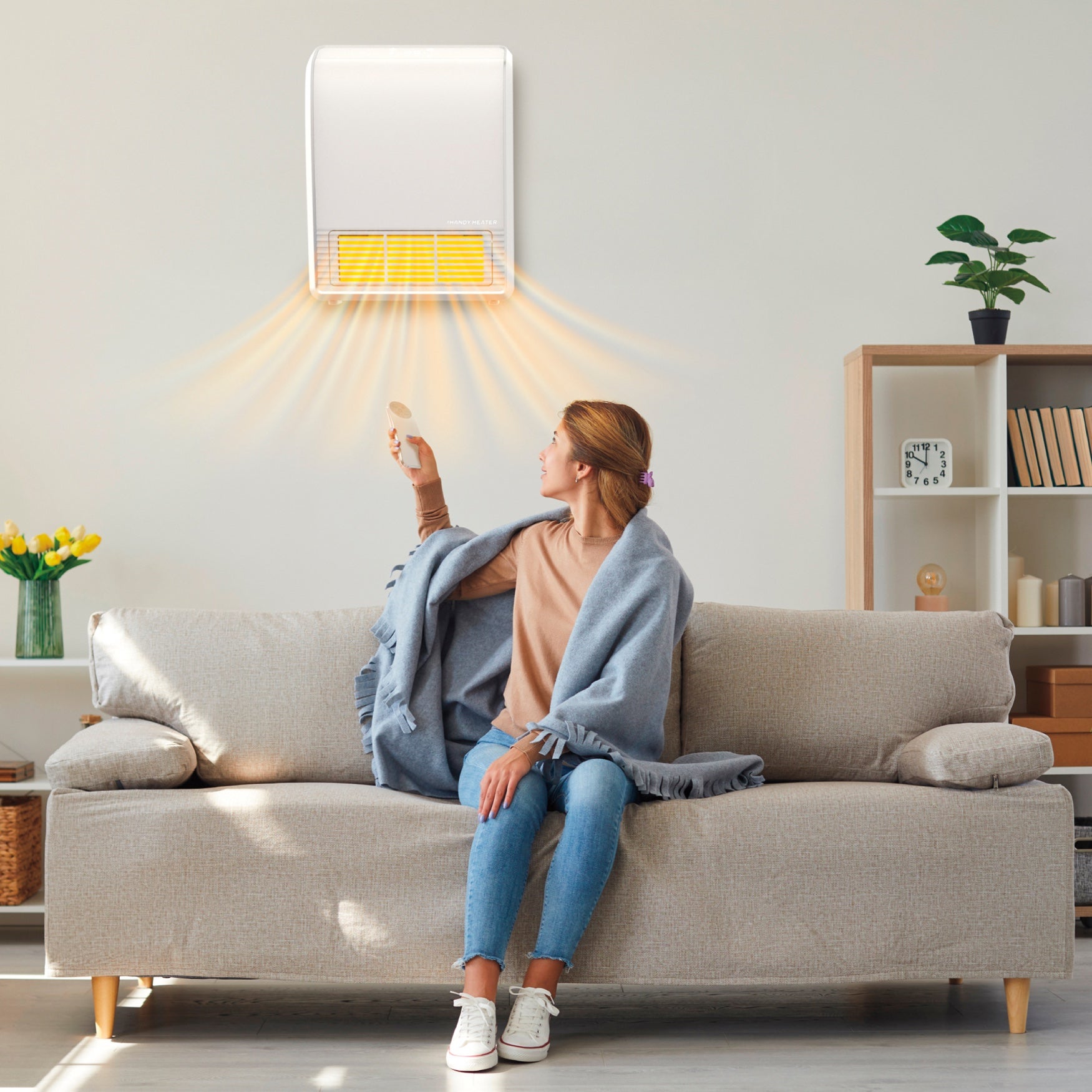 Handy Heater Wall Mount or Floor Room Heater image number 2