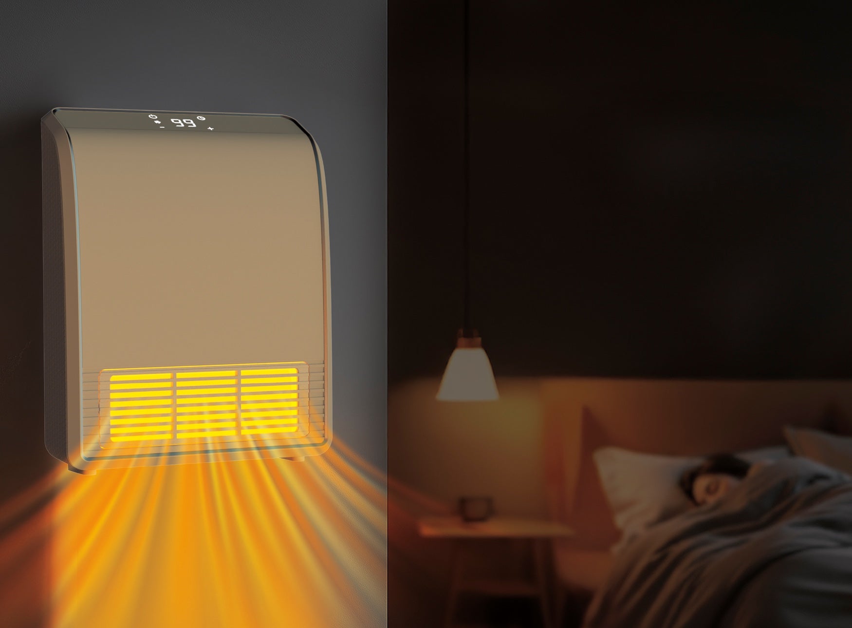 Handy Heater Wall Mount or Floor Room Heater image number 4