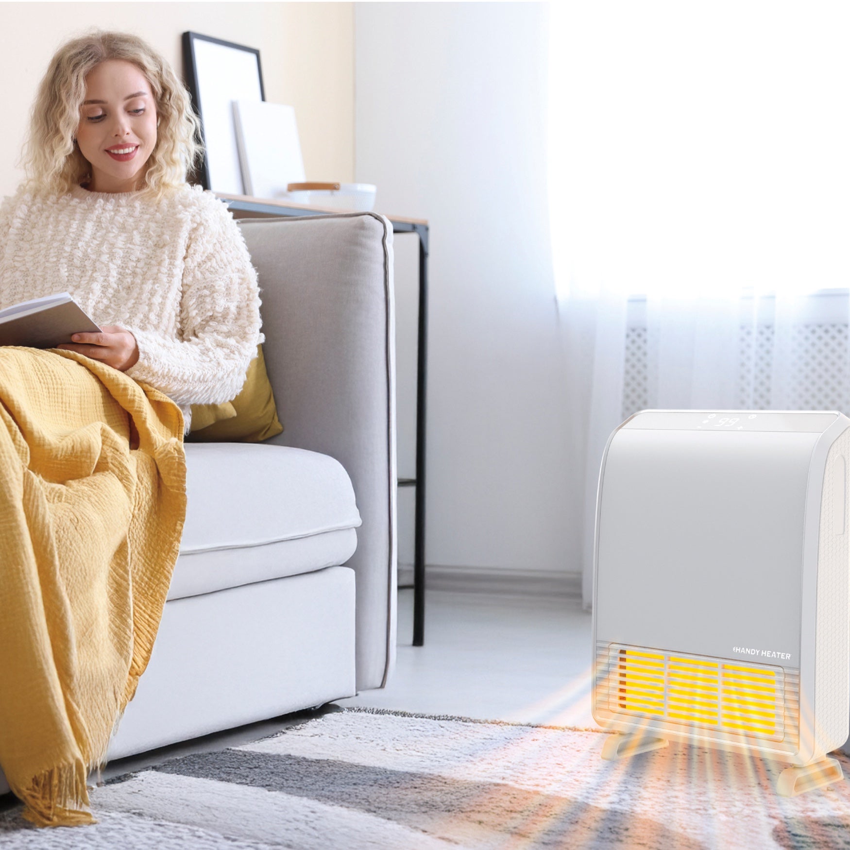 Handy Heater Wall Mount or Floor Room Heater image number 6