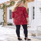 Easy Fit 3/4-Sleeve V-Neck Tunic image number 1