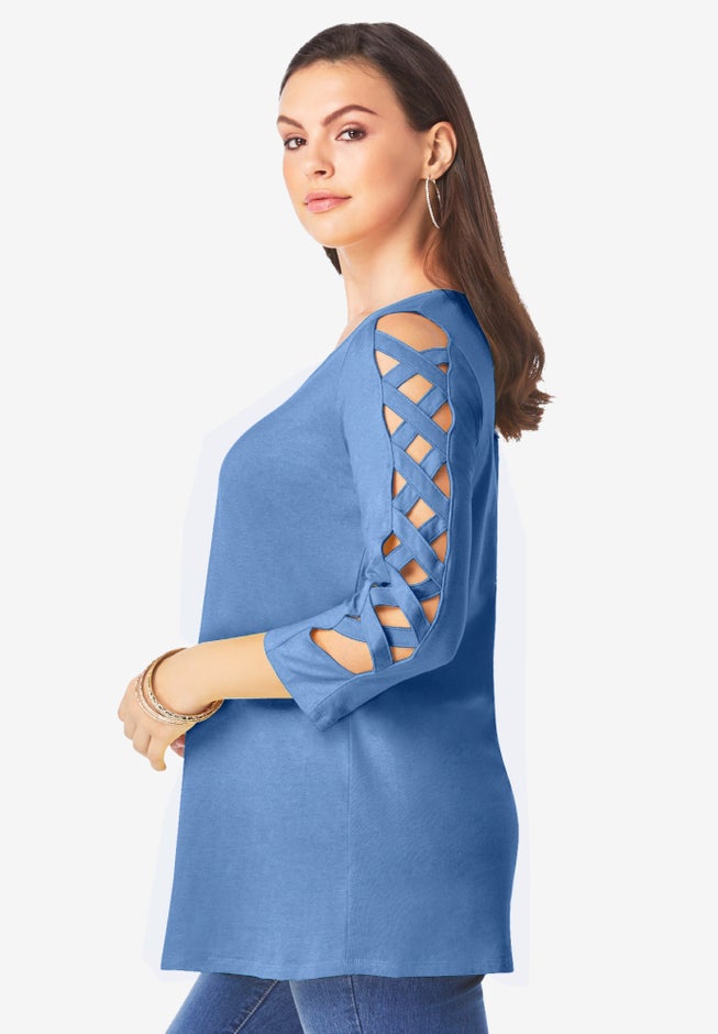 Ultimate Lattice Sleeve Tee image number 2