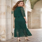 2-Piece Lace Tulip Jacket Dress image number null