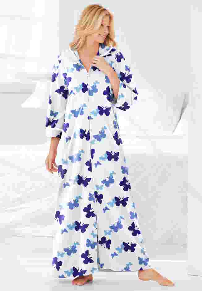 Long French Terry Robe image number 5