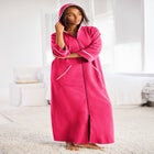 Long French Terry Robe image number null