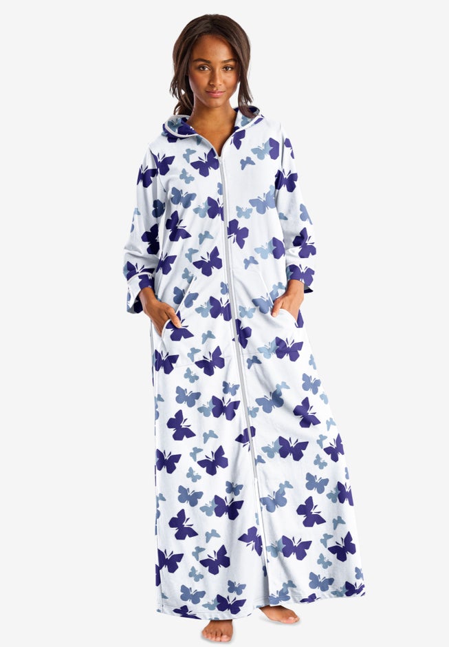 Long French Terry Robe image number 0