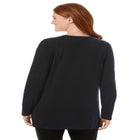 Perfect Long-Sleeve Crewneck Tunic image number null