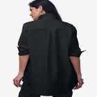 Stretch Cotton Oversized Shirt image number null