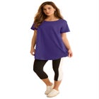 Plus Size Ultimate Criss Cross Back Tunic image number null