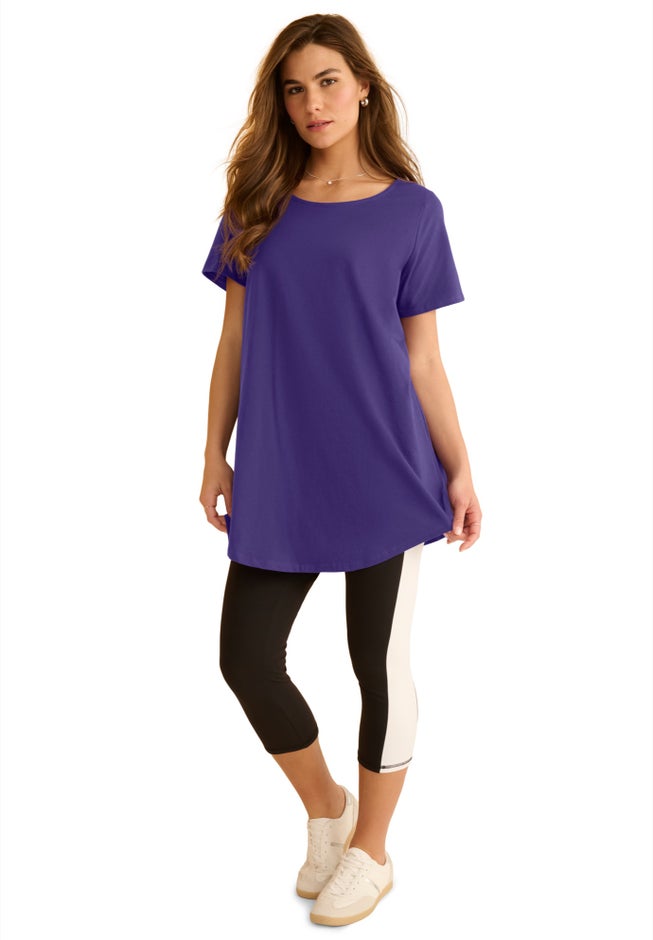 Plus Size Ultimate Criss Cross Back Tunic image number 1