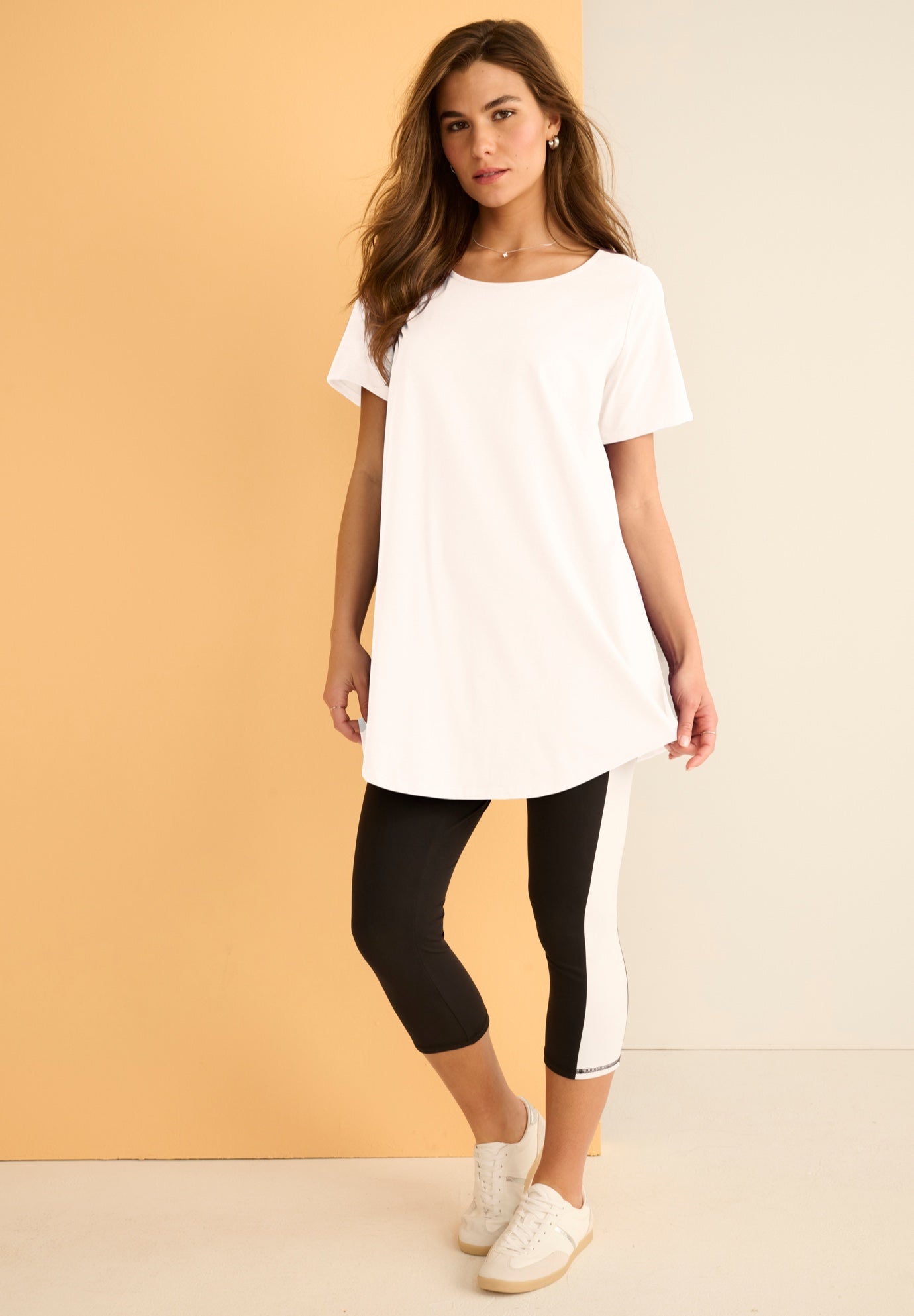 Plus Size Ultimate Criss Cross Back Tunic image number 1