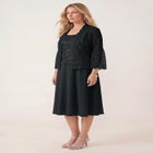 Glitter & Lace Jacket Dress Set image number null