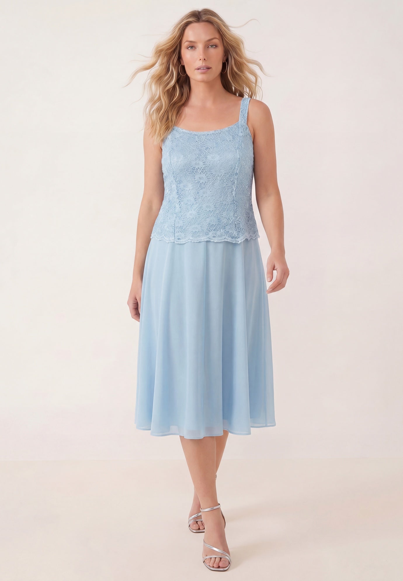 Glitter & Lace Jacket Dress Set image number 0