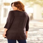 Pointelle Accented Cardigan image number null