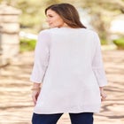 Pointelle Accented Cardigan image number null