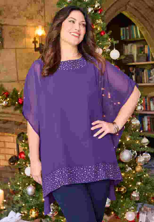 Embellished Poncho image number 7