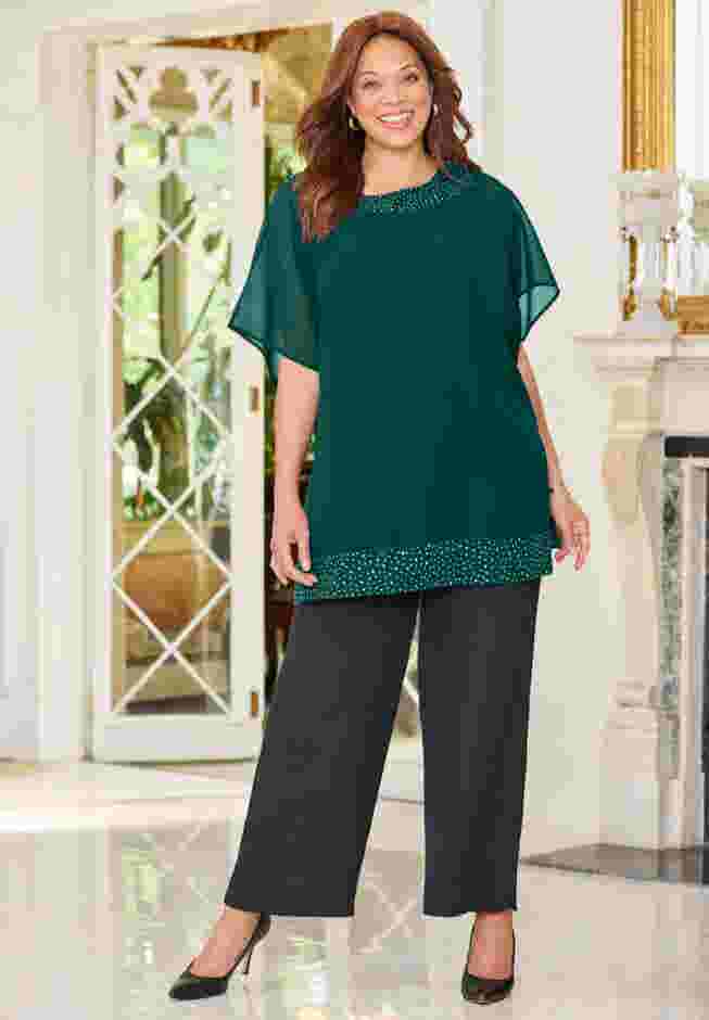 Embellished Poncho image number 8