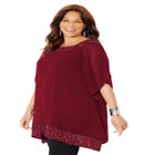 Embellished Poncho image number null