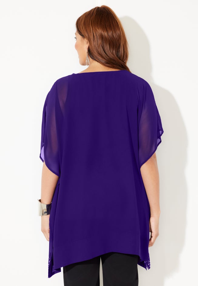 Embellished Poncho image number 1