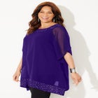 Embellished Poncho image number null