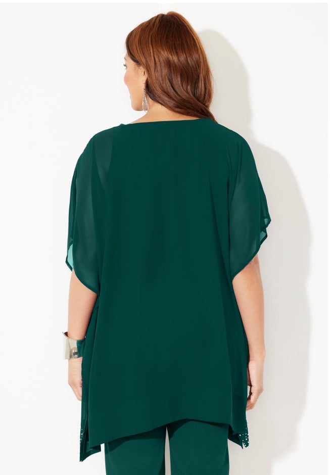 Embellished Poncho image number 1