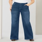 Plus Size 24/7 Stretch Wide Leg Jean image number null