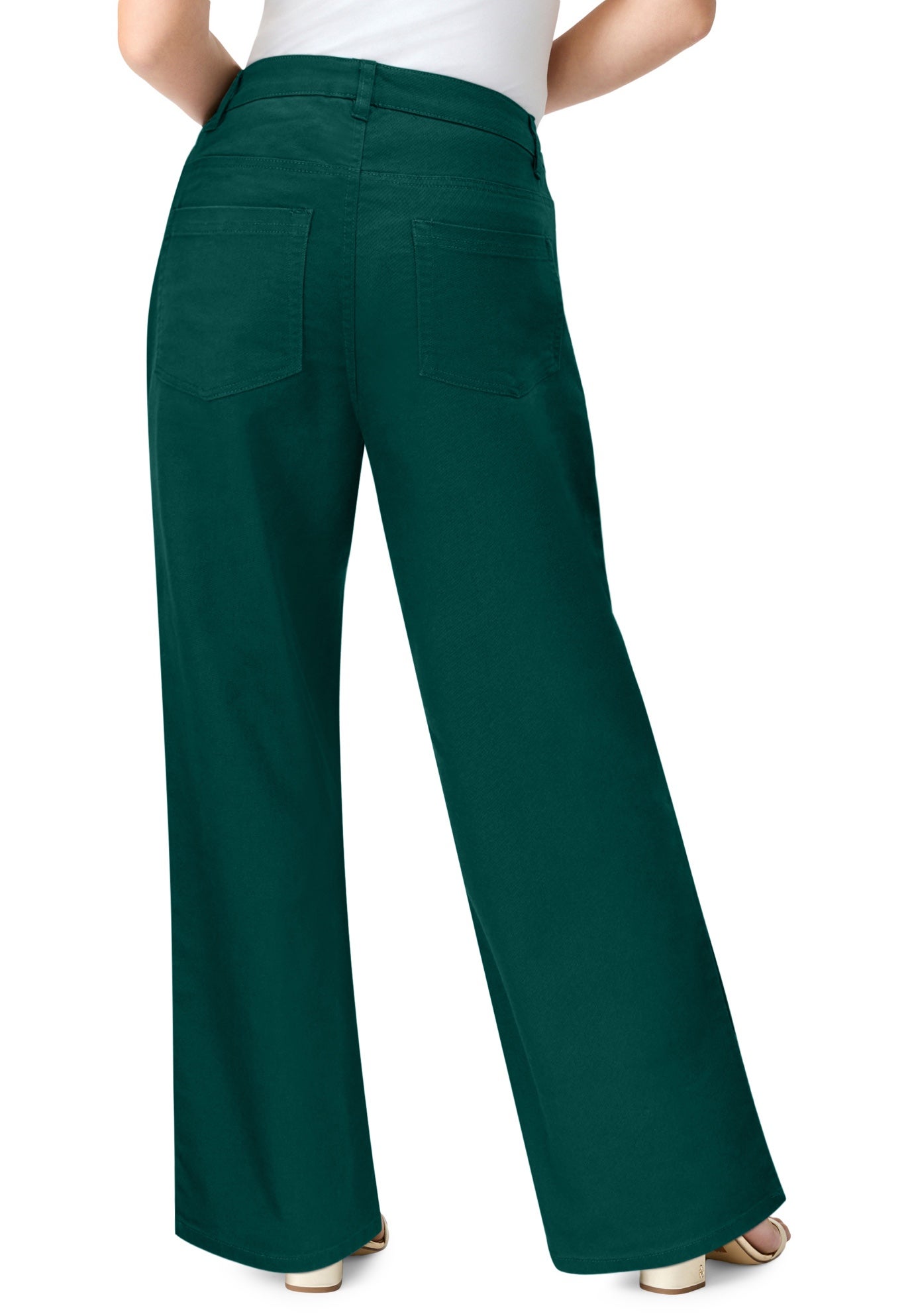 Plus Size 24/7 Stretch Wide Leg Jean image number 1