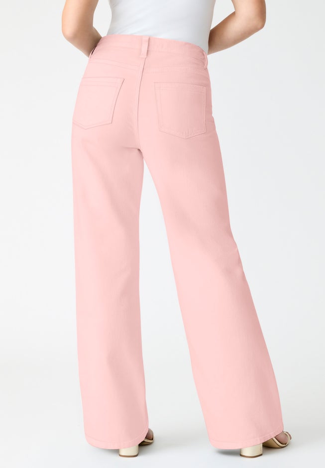 Plus Size 24/7 Stretch Wide Leg Jean image number 1