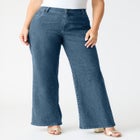 Plus Size 24/7 Wide Leg Jean image number 0