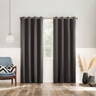 Sun Zero&trade; Brandon Magnetic Closure Grommet Curtain Panel, Set of 2 image number 0