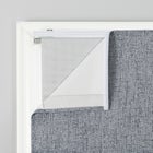 Sun Zero&trade; Somerton Textured 100% Blackout Cordless Roman Shade image number null