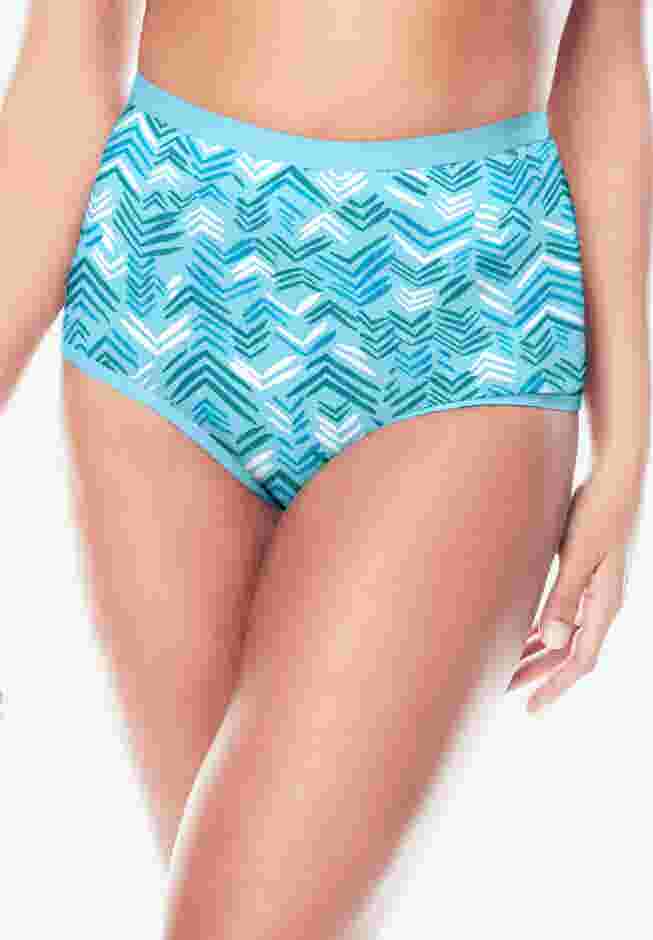 Comfort Choice® Full Coverage Stretch Cotton Brief 5-Pack image number 2