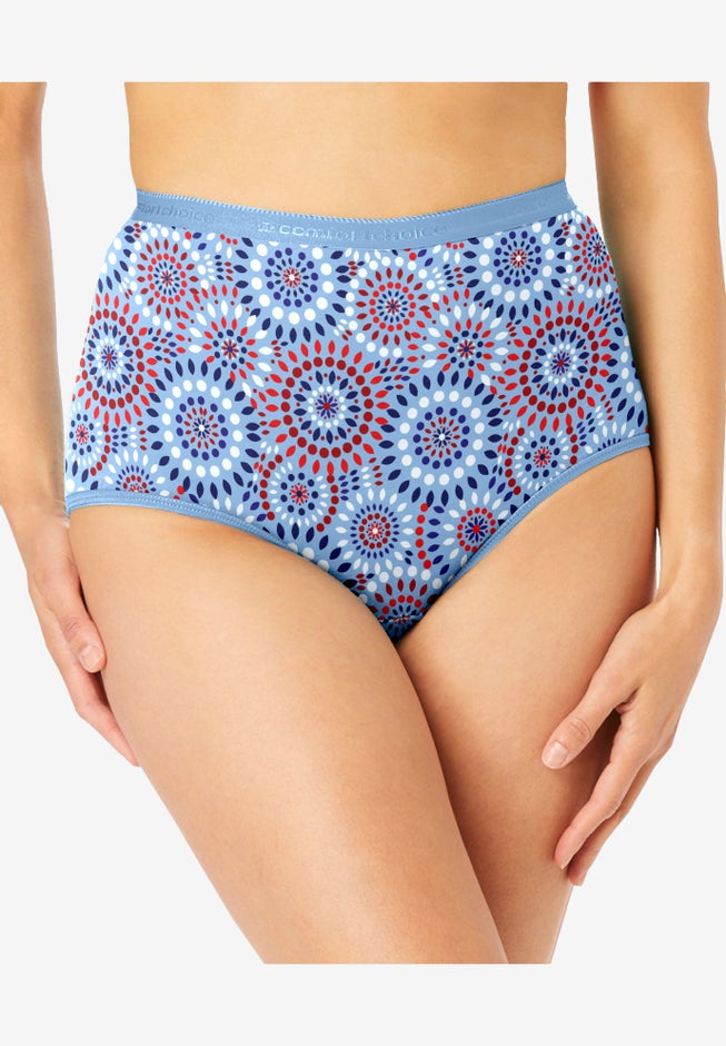 Full Coverage Stretch Cotton Brief 5-Pack image number 2